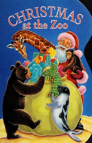 Cover of Christmas at the Zoo (My Fun Shape Board Books)