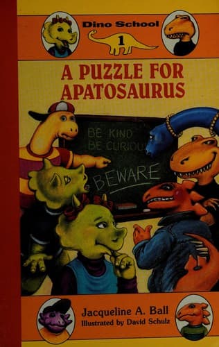 Cover of A Puzzle for Apatosaurus (Dino School, No 1)