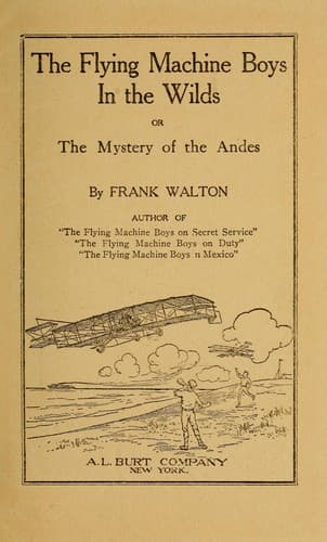 Cover of The flying machine boys in the wilds