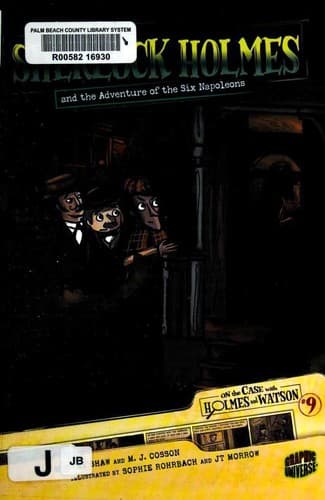 Cover of Sherlock Holmes and the adventure of the six Napoleons