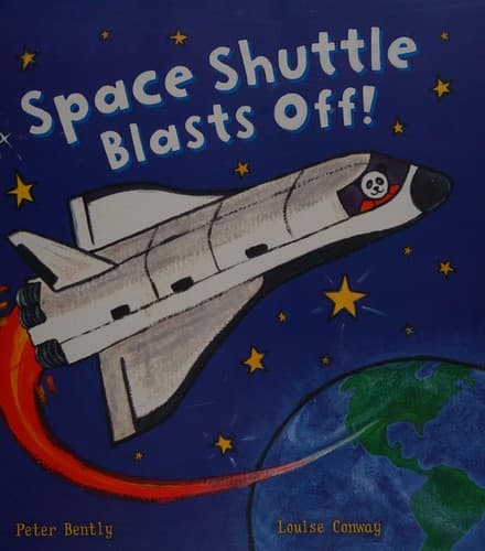 Cover of Space shuttle blasts off!
