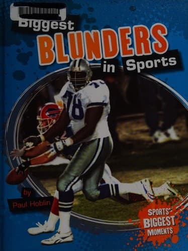 Cover of Biggest blunders in sports