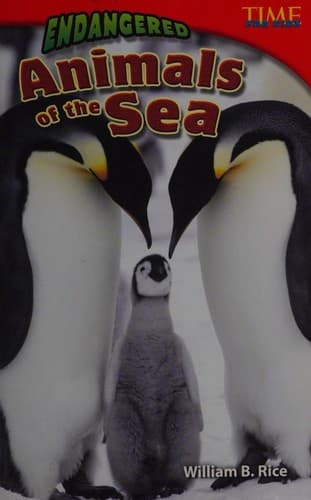 Cover of Endangered animals of the sea
