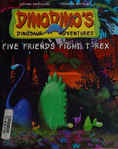Cover of Five friends fight T-rex