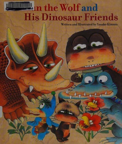 Cover of Pakkun the wolf and his dinosaur friends