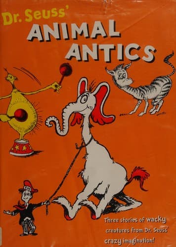 Cover of Dr Seuss's animal antics