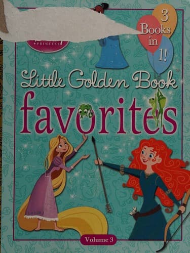 Cover of Disney princess Little Golden Book favorites