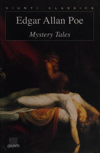 Cover of Mystery Tales (Black Cat / Fall of the House of Usher / Gold-Bug / Ligeia / Masque of the Red Death / Murders in the Rue Morgue / Oval Portrait / Purloined Letter / William Wilson)