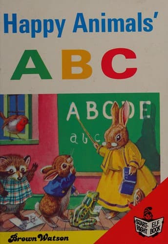 Cover of Happy animals' ABC