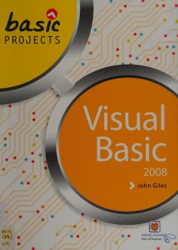 Cover of Basic projects in Visual Basic