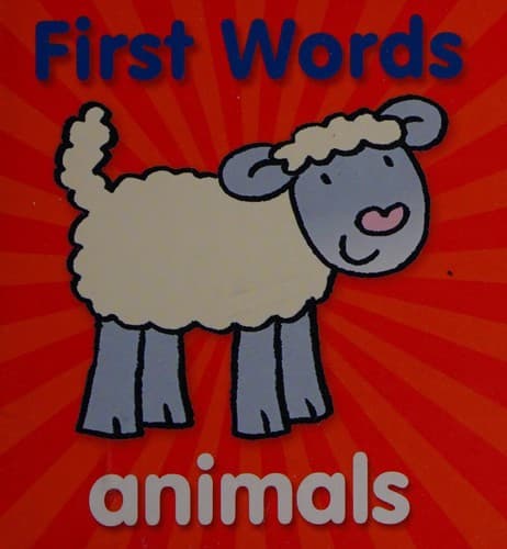 Cover of First words animals