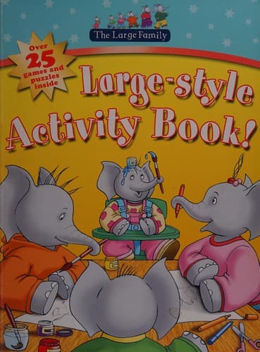 Cover of Large-style activity book