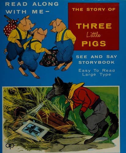 Cover of The story of the three little pigs