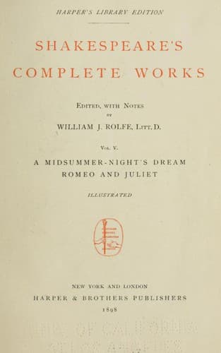 Cover of Plays (Midsummer Night's Dream / Romeo and Juliet)