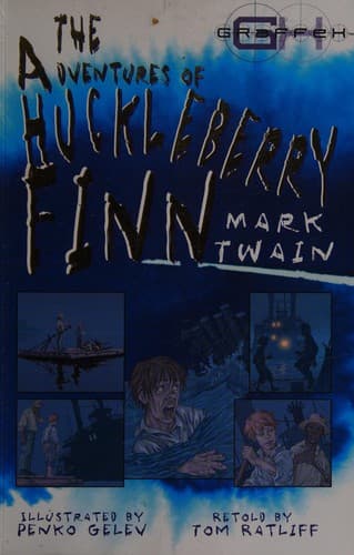 Cover of Adventures of Huckleberry Finn [adaptation]