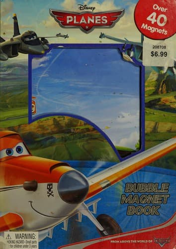 Cover of Disney Planes bubble magnet book
