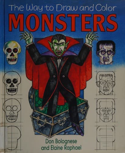 Cover of The way to draw and color monsters