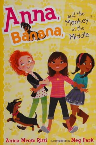 Cover of Anna, Banana, and the monkey in the middle