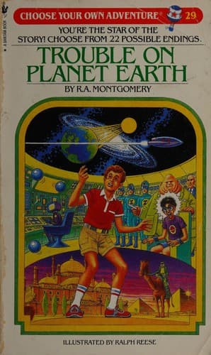 Cover of Choose Your Own Adventure - Trouble on Planet Earth