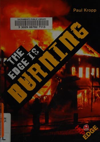 Cover of The edge is burning
