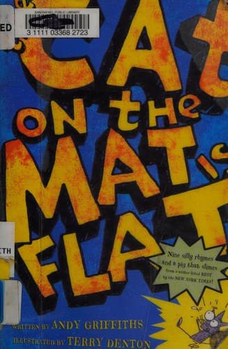 Cover of The cat on the mat is flat