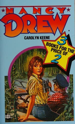 Cover of Nancy Drew in The clue of the dancing puppet, the clue of the black keys, Nancy's mysterious letter