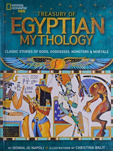 Cover of Treasury of Egyptian mythology