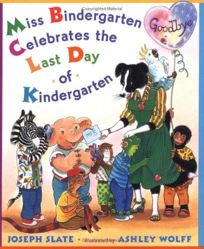 Cover of Miss Bindergarten celebrates the last day of kindergarten