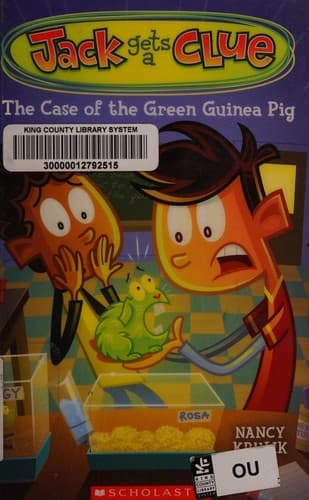 Cover of The case of the green guinea pig