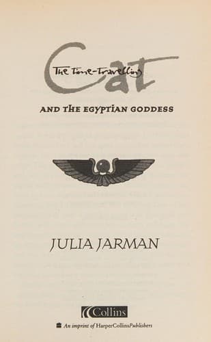 Cover of The time-travelling cat and the Egyptian goddess
