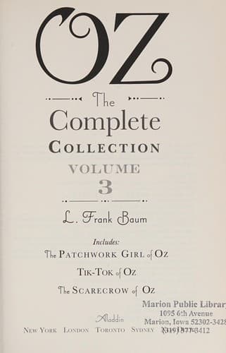 Cover of Oz