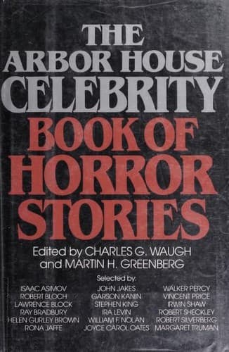 Cover of The Arbor House celebrity book of horror stories