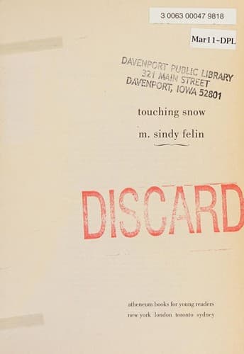 Cover of Touching Snow