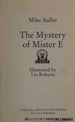 Cover of The Mystery of Mister E