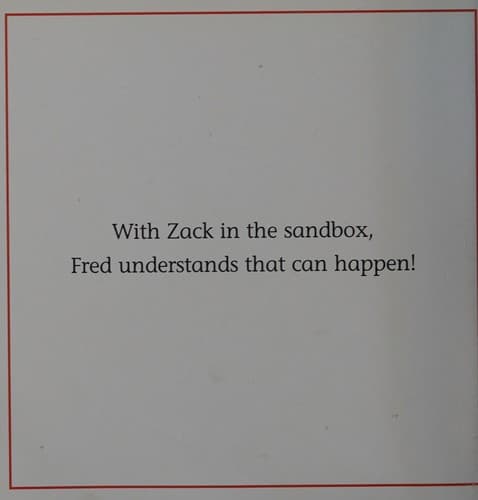 Cover of Fred and Zack in the sandbox