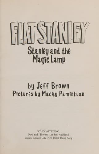 Cover of Stanley and the magic lamp