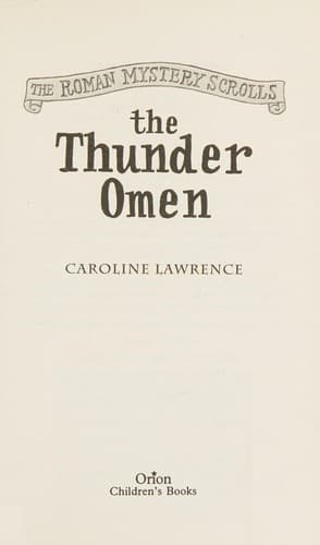 Cover of Thunder Omen