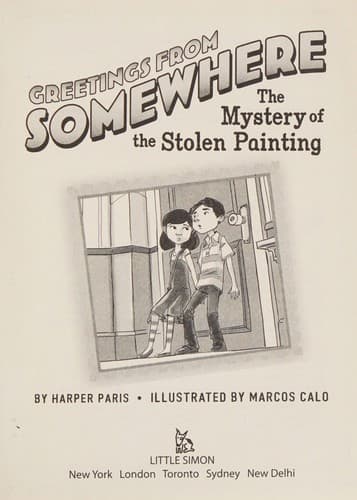 Cover of The mystery of the stolen painting