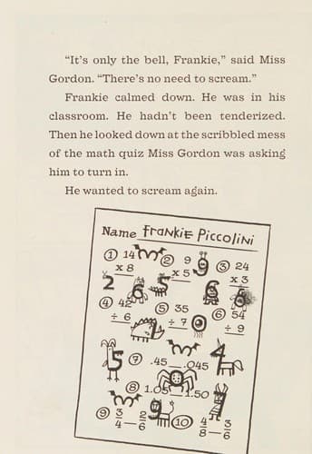 Cover of Frankie Pickle and the mathematical menace