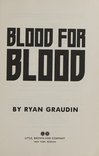 Cover of Blood for blood