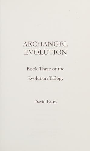 Cover of Archangel evolution