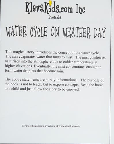Cover of Water cycle on weather day