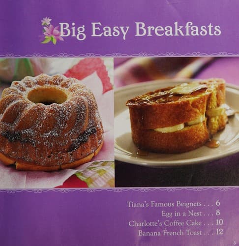Cover of Tiana's cookbook