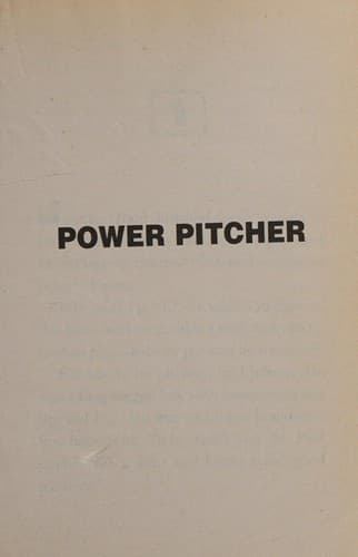 Cover of Power Pitcher
