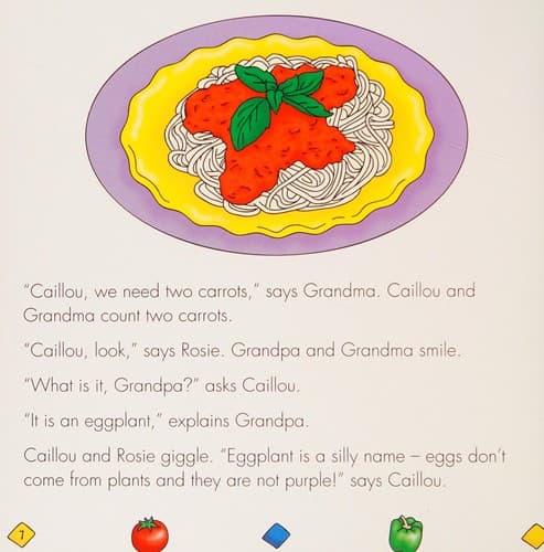 Cover of Caillou visits the Farmer's Market
