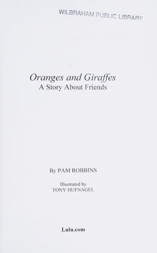 Cover of Oranges and giraffes