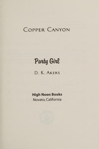 Cover of Party girl