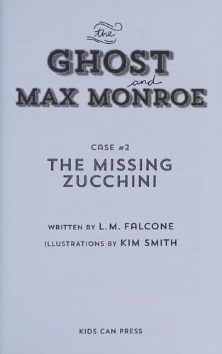 Cover of The missing zucchini