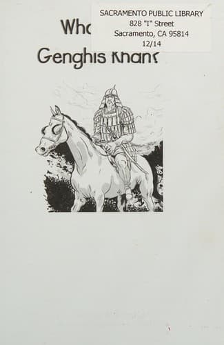 Cover of Who Was Genghis Khan?