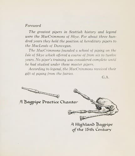 Cover of The magic bagpipe
